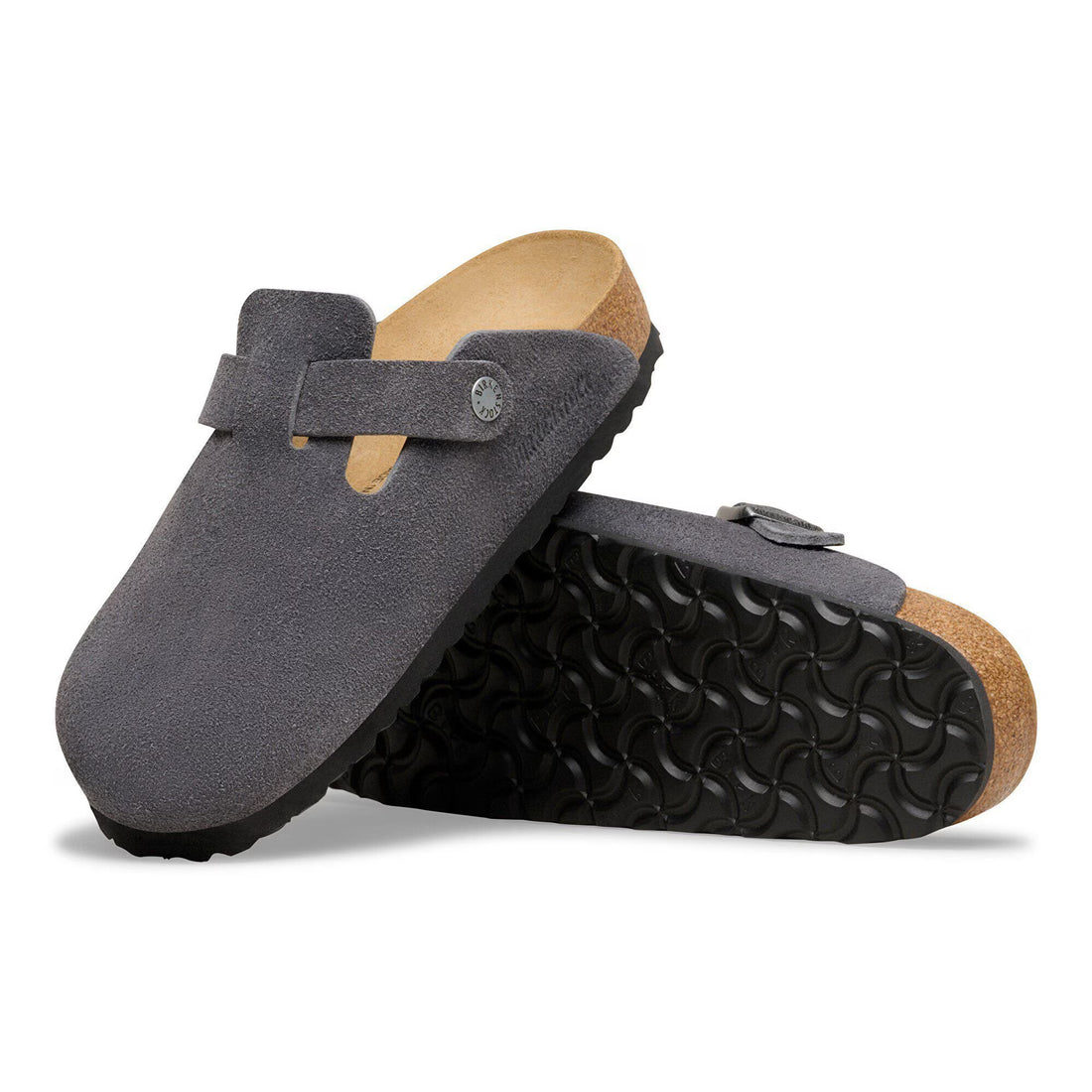 M Boston Charcoal Suede 1031676