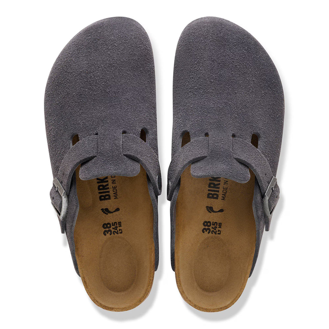 M Boston Charcoal Suede 1031676