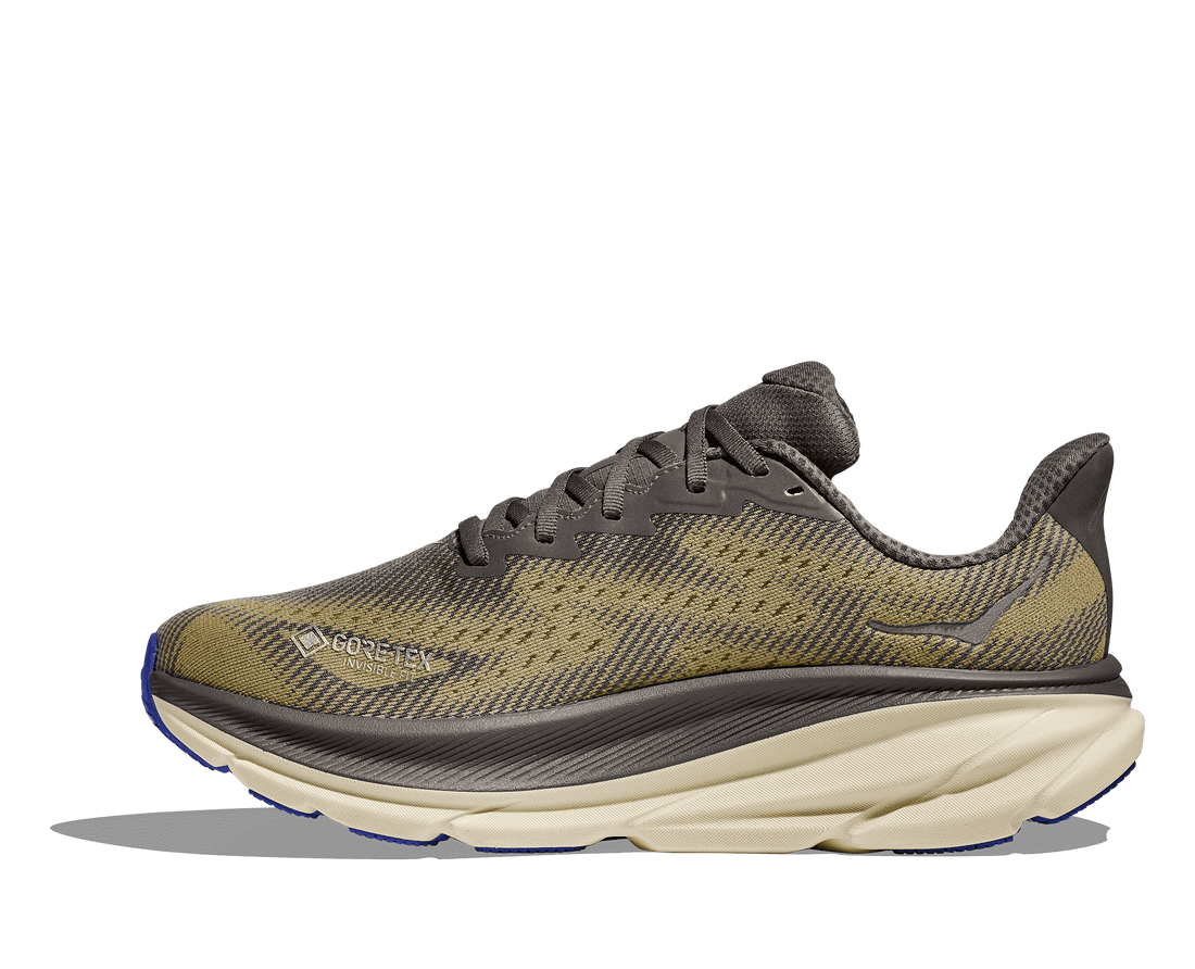 M Clifton 9 GTX Gravel/Eggshell 1141470F-GVLG