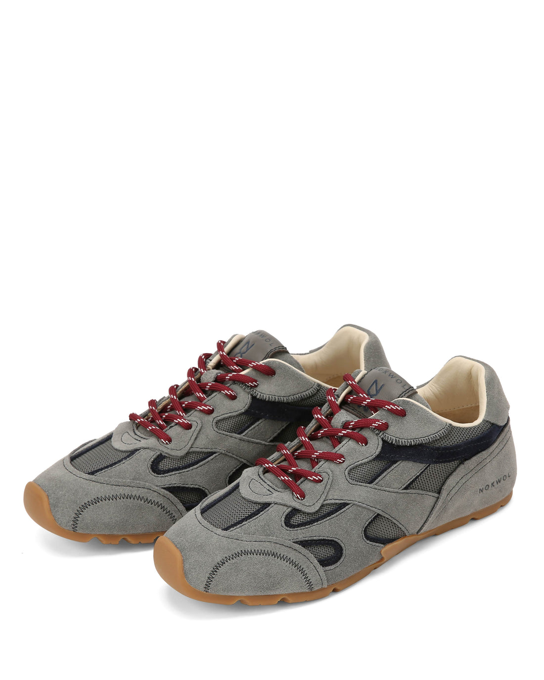 Alpha/Mesh-M Grey/Navy Suede