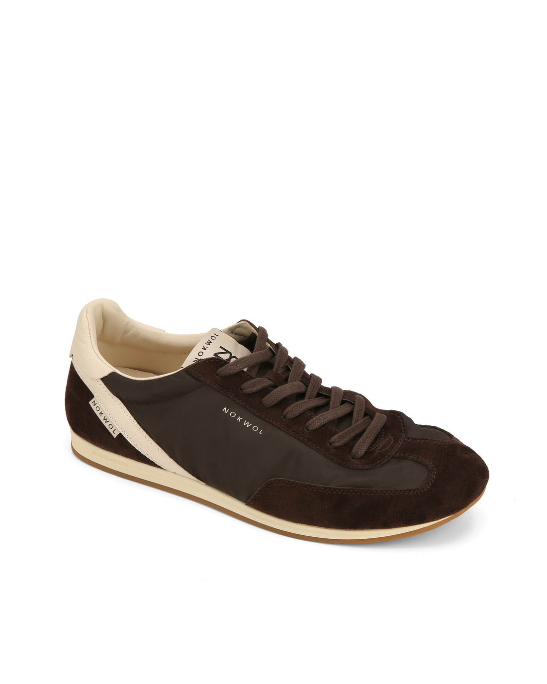 Ari-M Moka/Off White Suede/Nylon