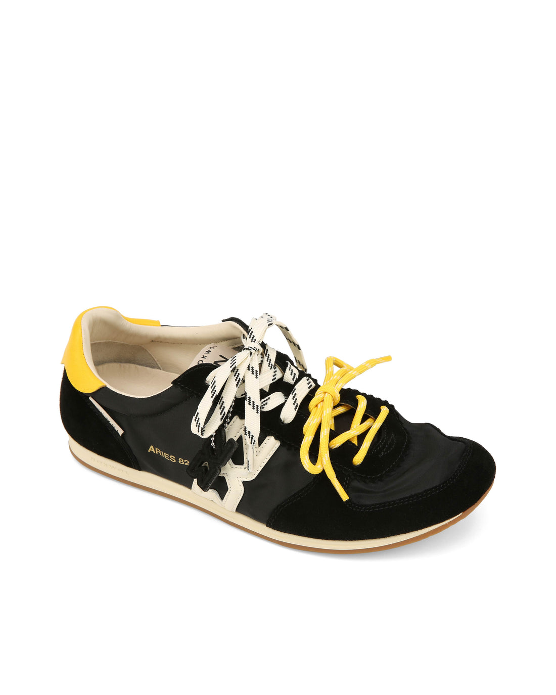 Aries 82 M Black/Yellow Suede/Nylon