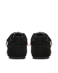 Atlas Black Suede Sneakers - back view