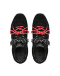 Atlas Black Suede Sneakers - top style view