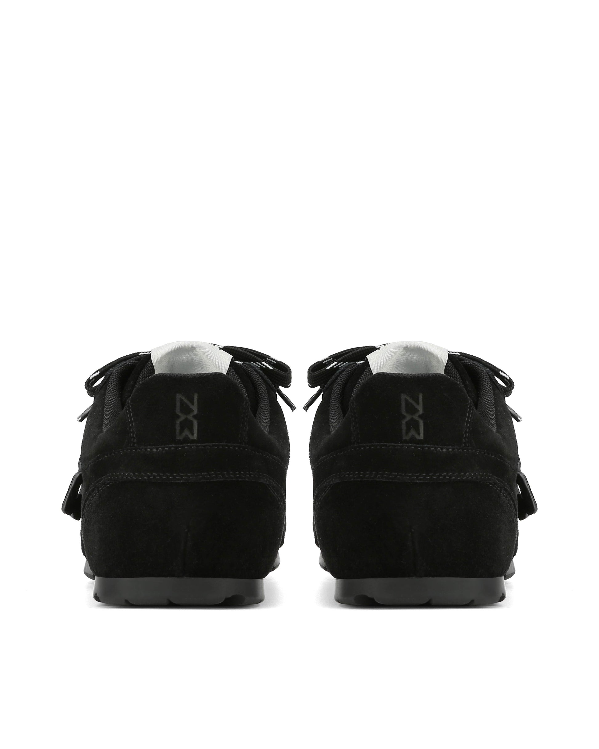 Atlas-M Black Suede Sneakers - back view