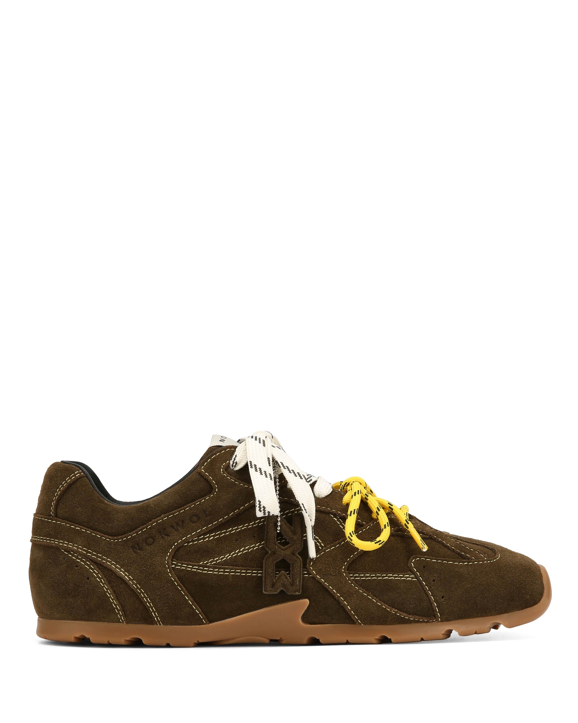 Atlas-M Khaki Suede Sneakers - Nokwol