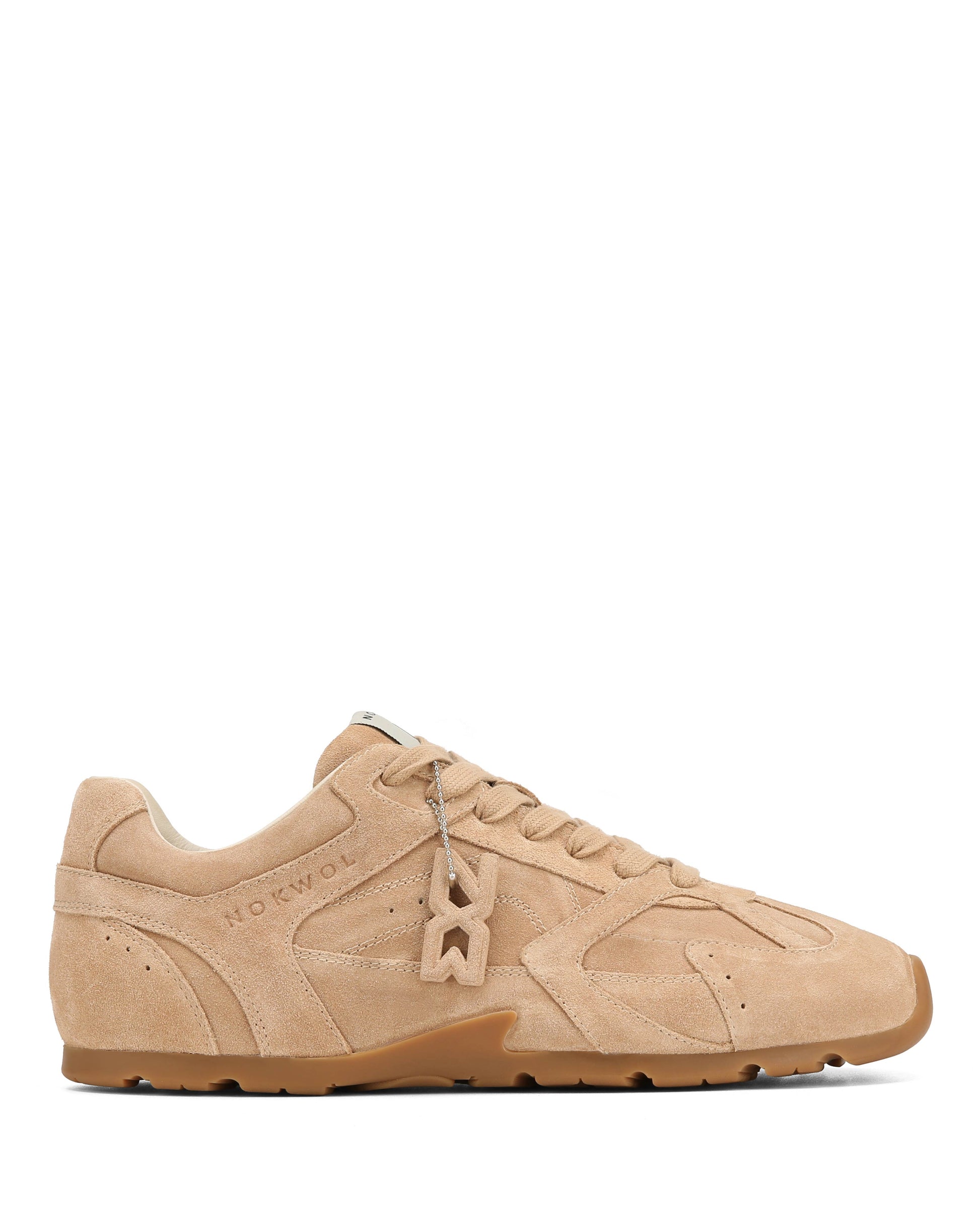 Atlas-M Sand Stone Suede Sneakers - side view
