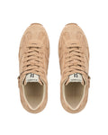 Atlas-M Sand Stone Suede Sneakers - top view