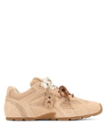 Atlas Mesh Beige Suede Sneakers - Nokwol