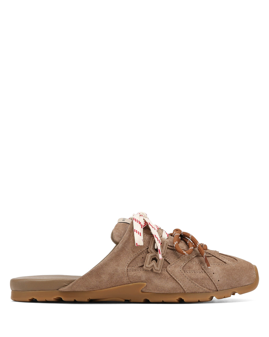 Atlas Slide-M Mushroom Suede Mules - Nokwol