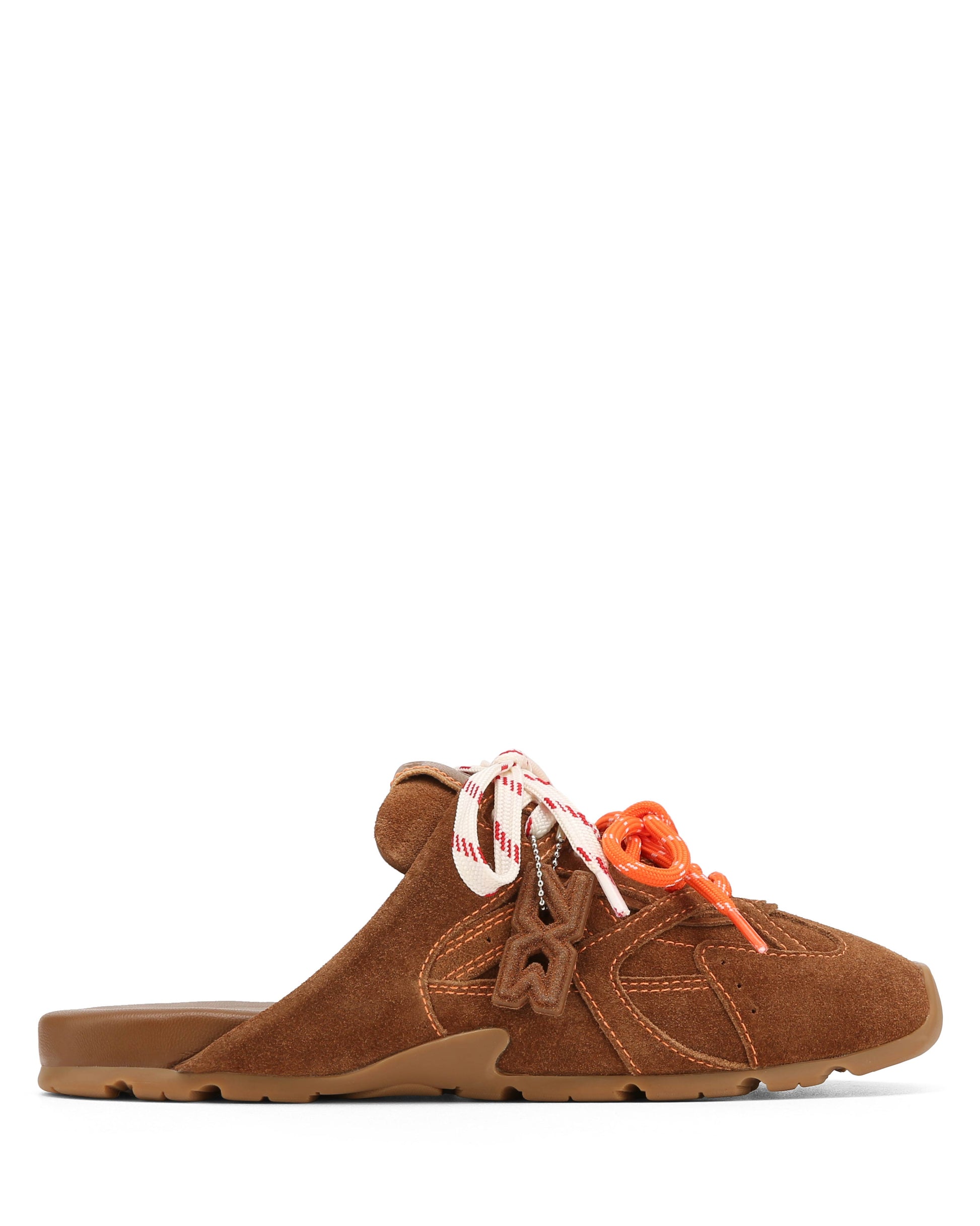 Atlas Slide Tan Suede Mules - Nokwol