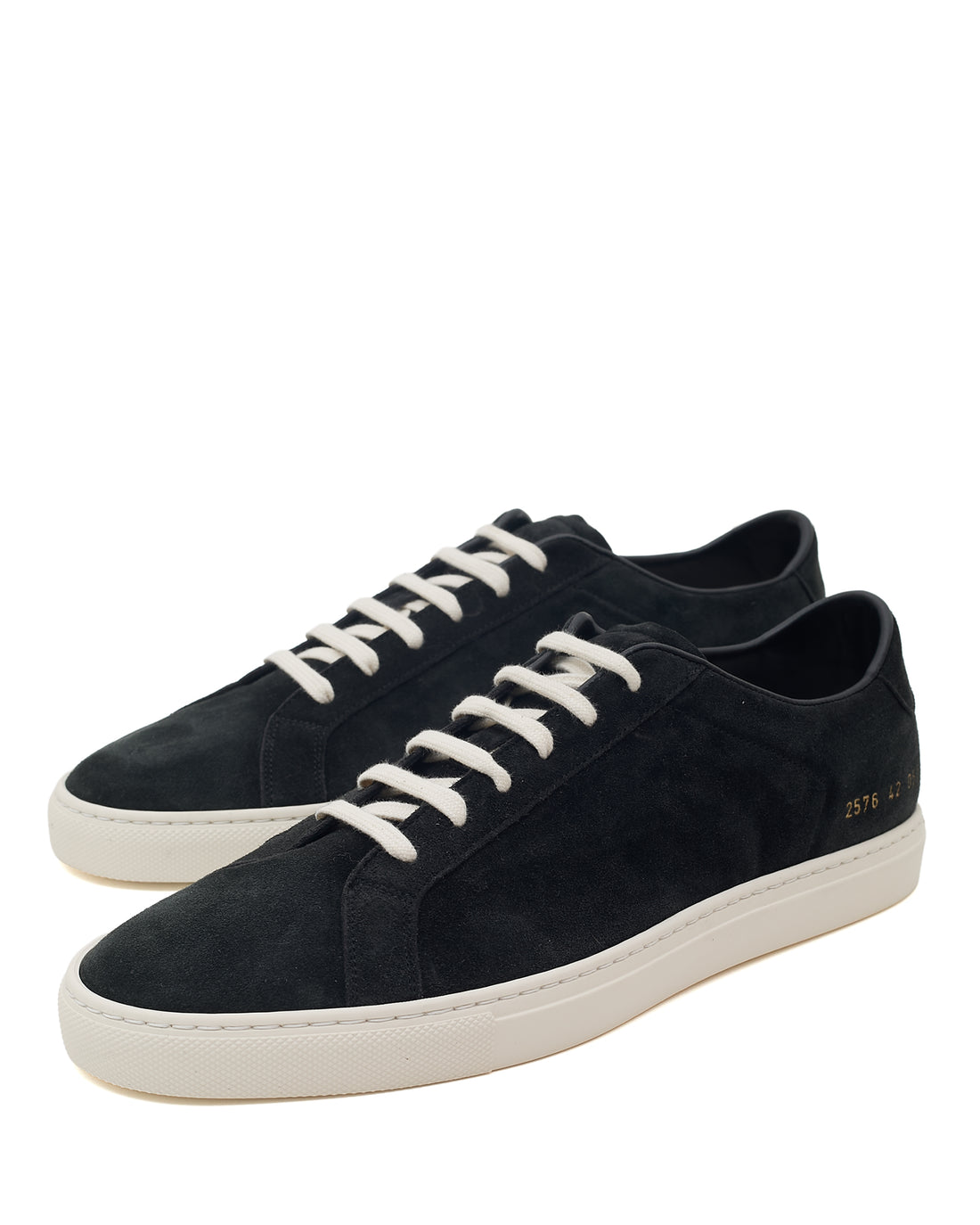 Achilles Slim Premium in Off Black Suede 2576 0514