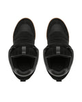 Eden Black Wedge Sneakers - top view