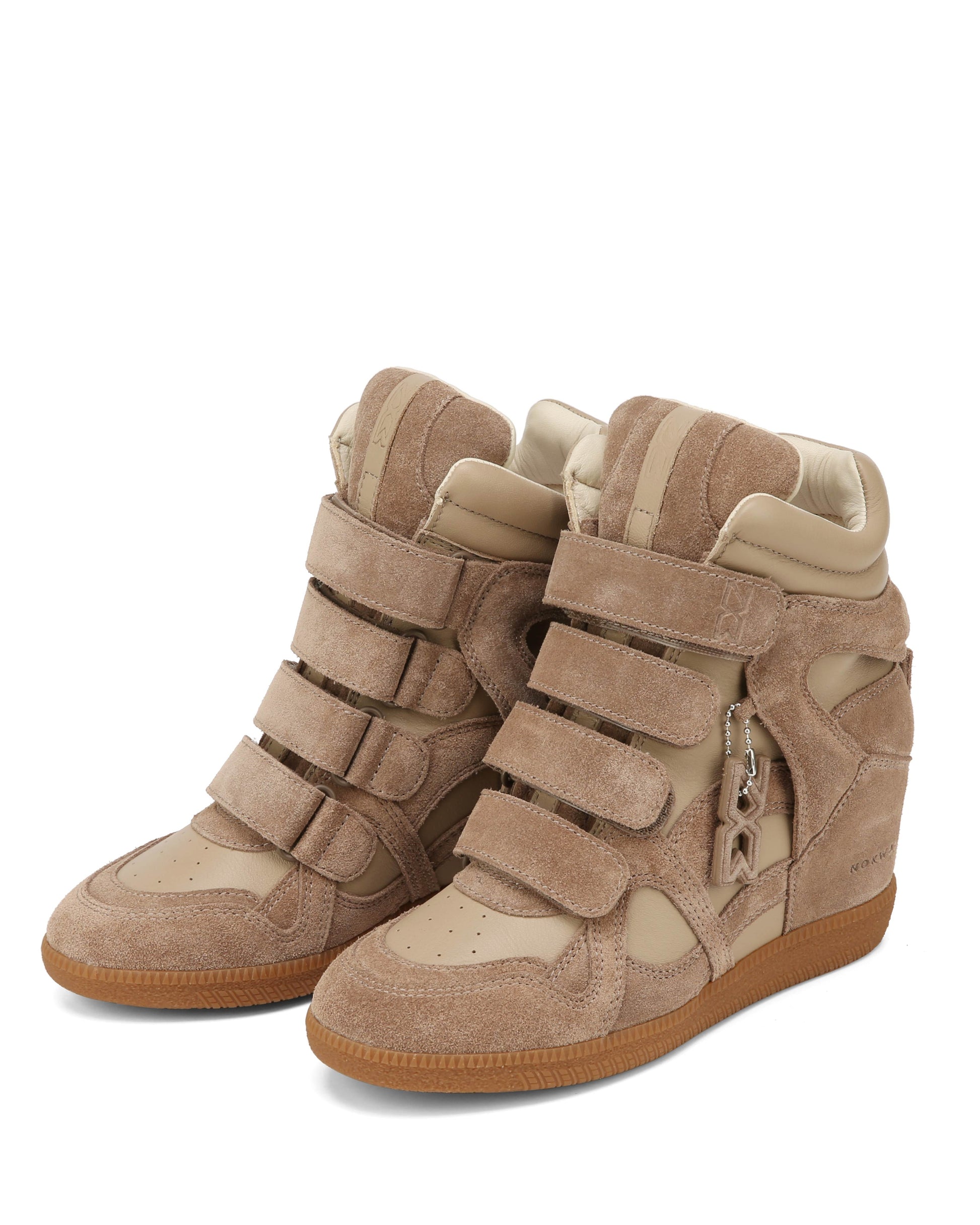 Eden Marmo Wedge Sneakers - pair side view