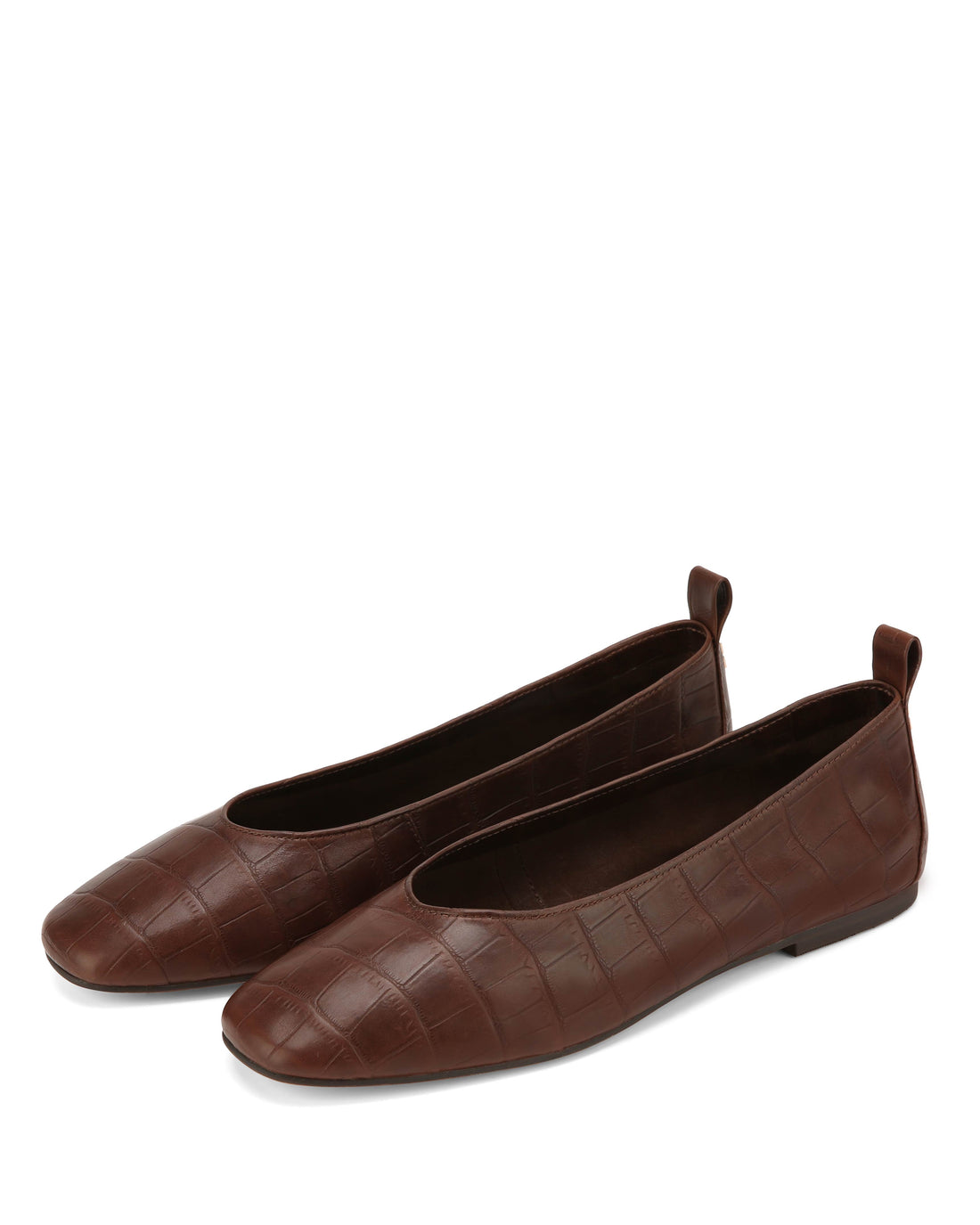 Etti Brown Croc
