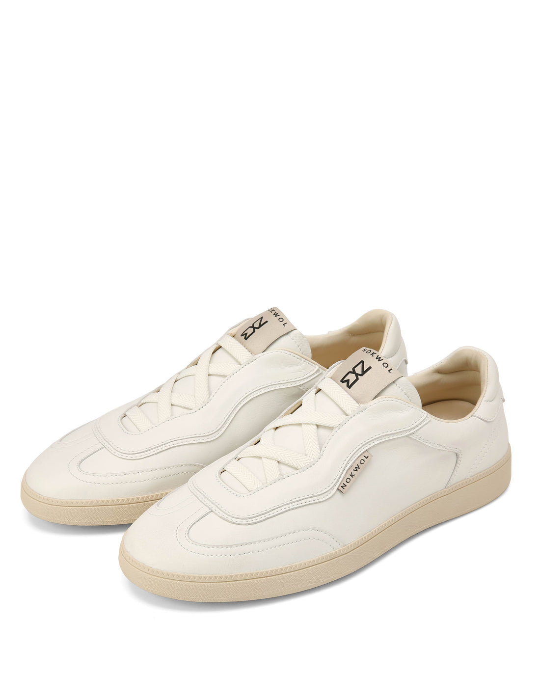 Hugo-M White Leather