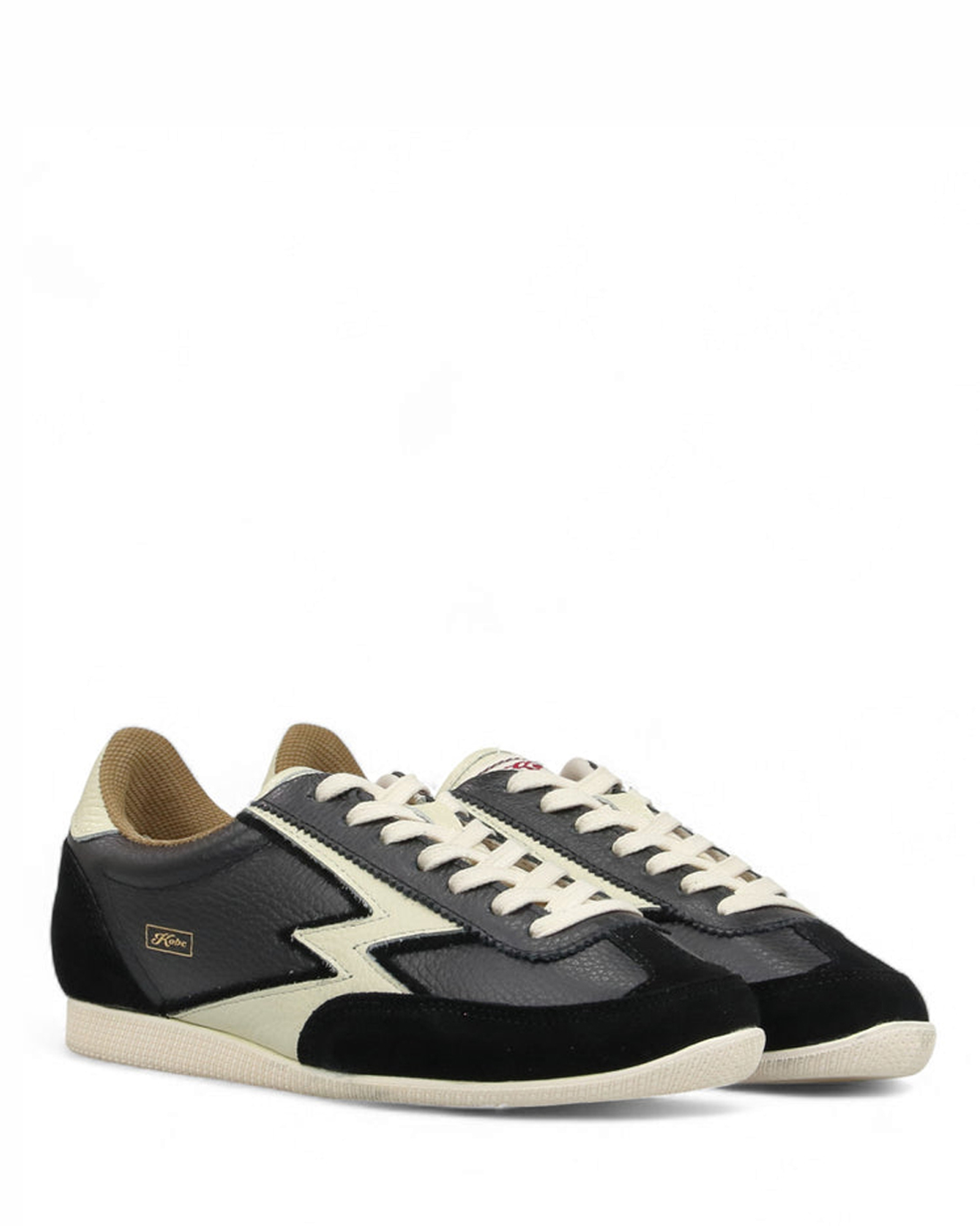 W Kobe Black Leather Off White Details KO006