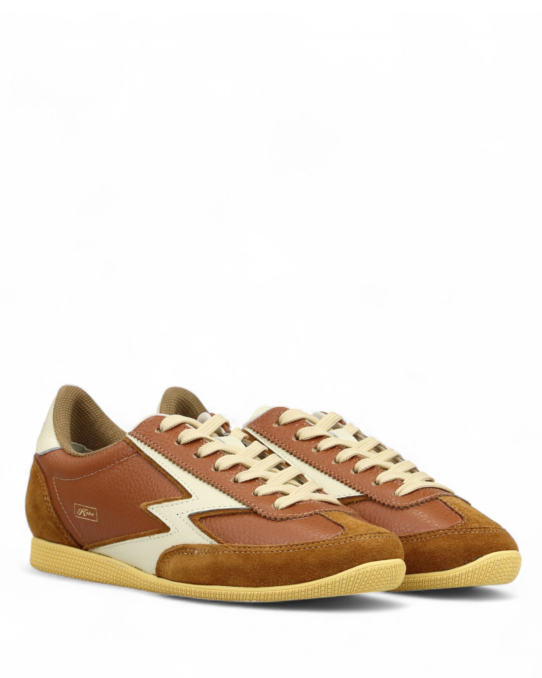 W Kobe Cognac Leather Off White Details KO002