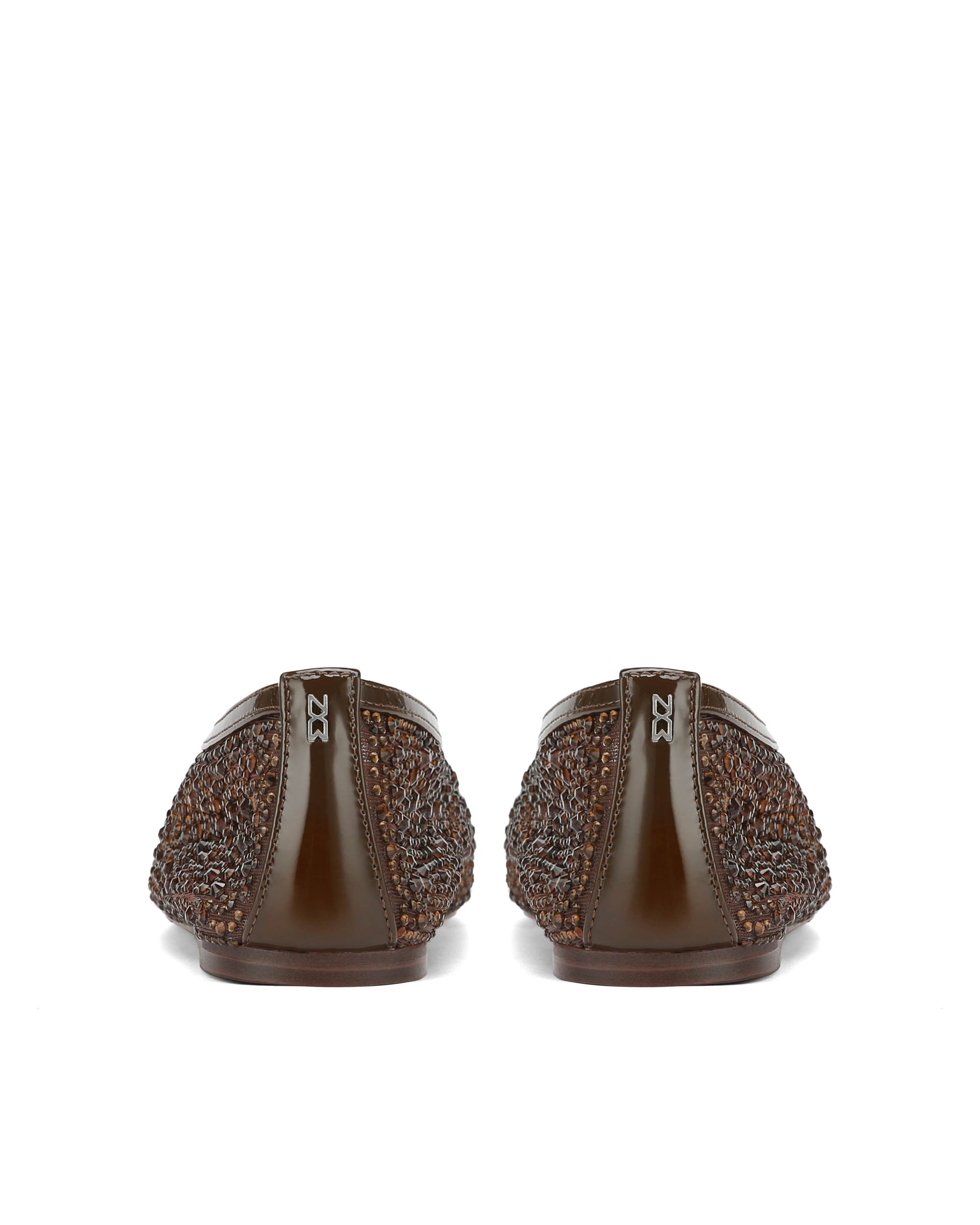 Lane Brown Diamond Mesh - back view