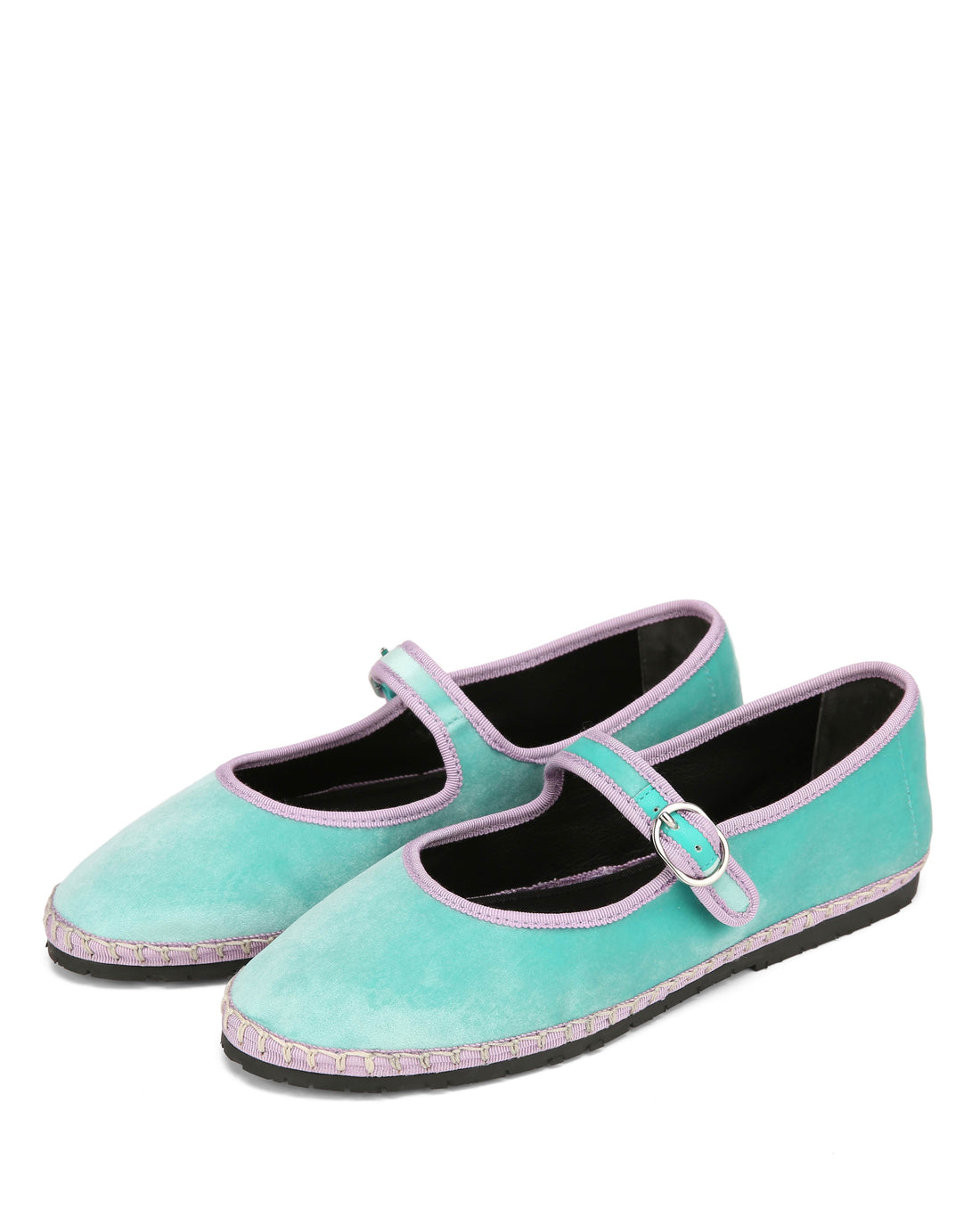 Mel Teal/Purple Velvet