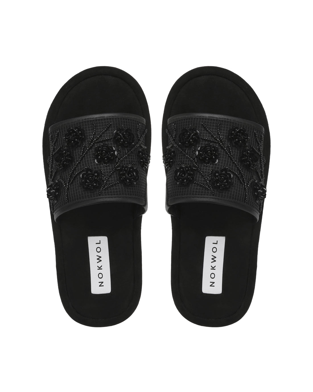 Nola Mesh/Suede Black