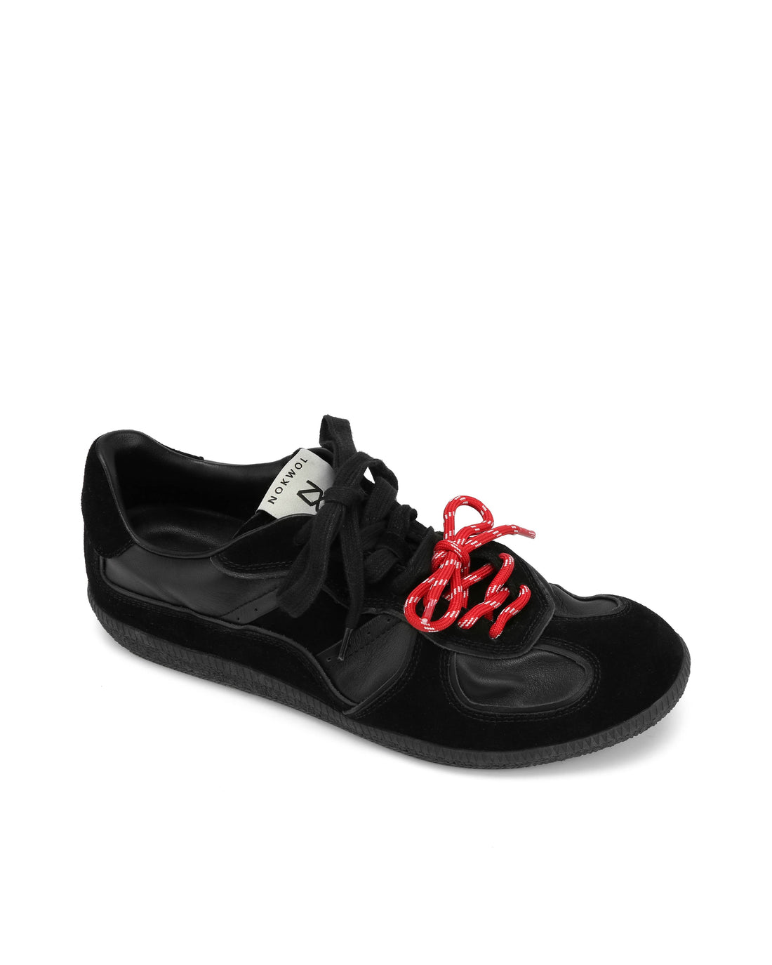 September-M Double Black Suede/Leather