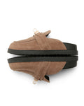 Tammy Mushroom Suede Mules - underside view